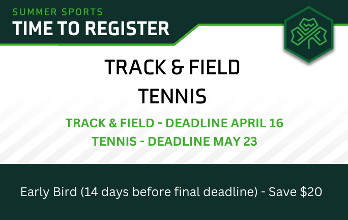 Summer Sports Registration OPEN